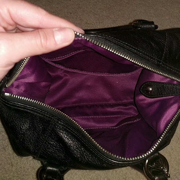 Authentic COACH black leather bag - Picture 3 of 6